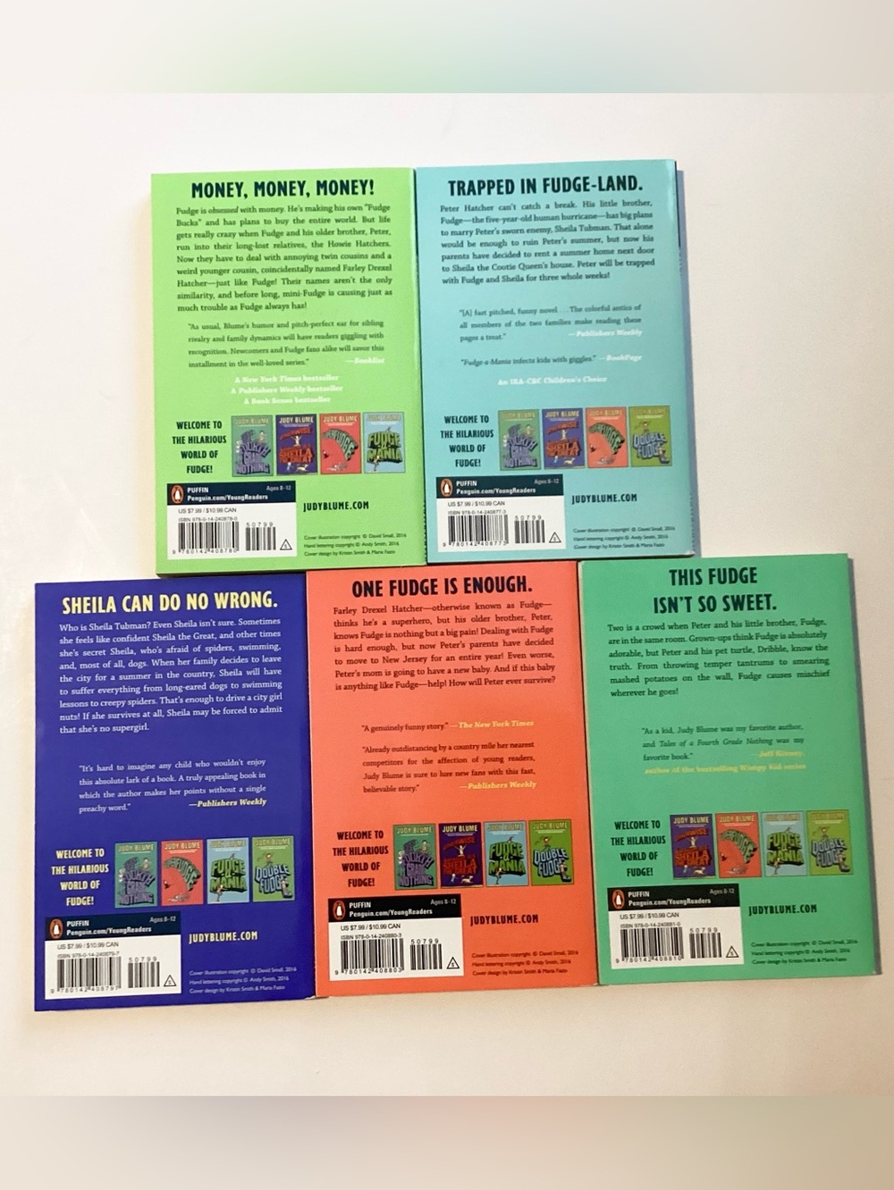 The Complete Set of Fudge Books by Judy Blume - 5 Book Boxed Set - Picture 5 of 5